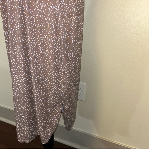 Prana Ayla Midi Dress - Chic Brown and Blue - Picture 3 of 11